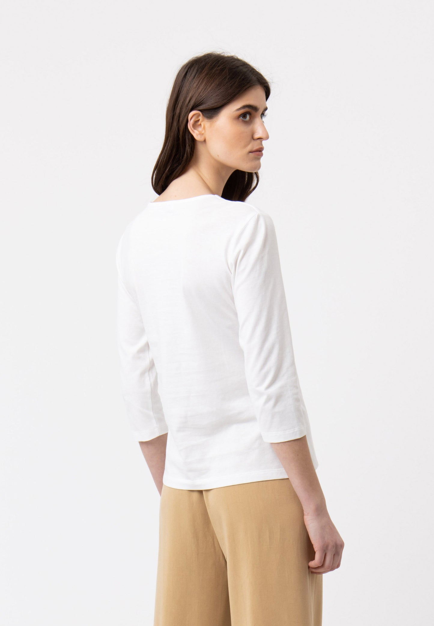 Chemise col V, modèle Mara