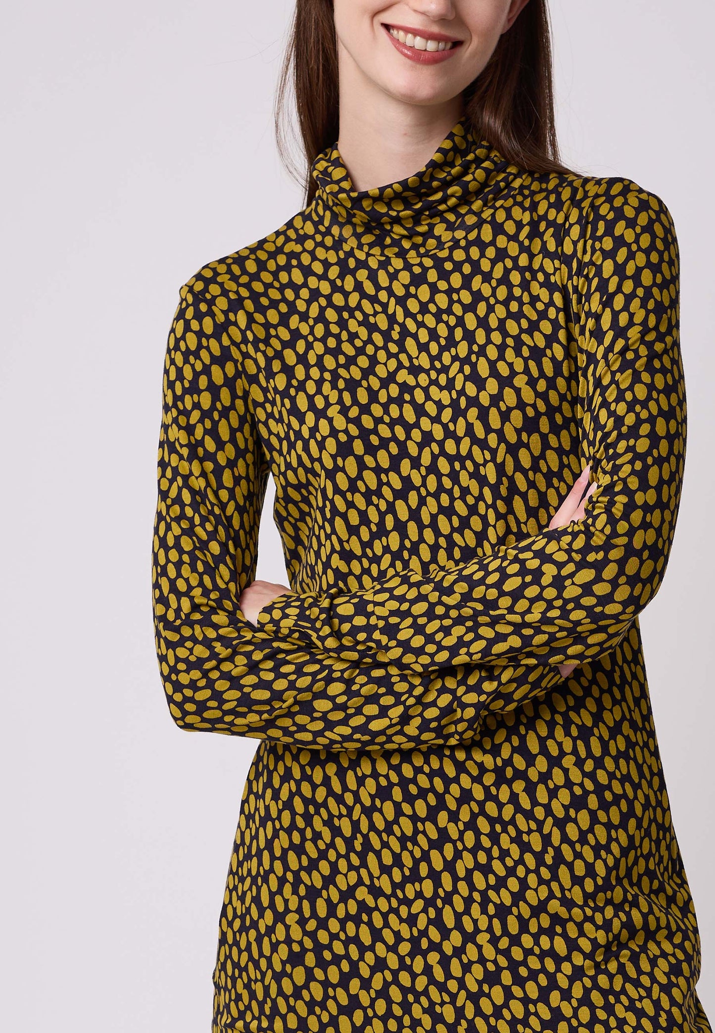 Roll-neck sweater, model Anna