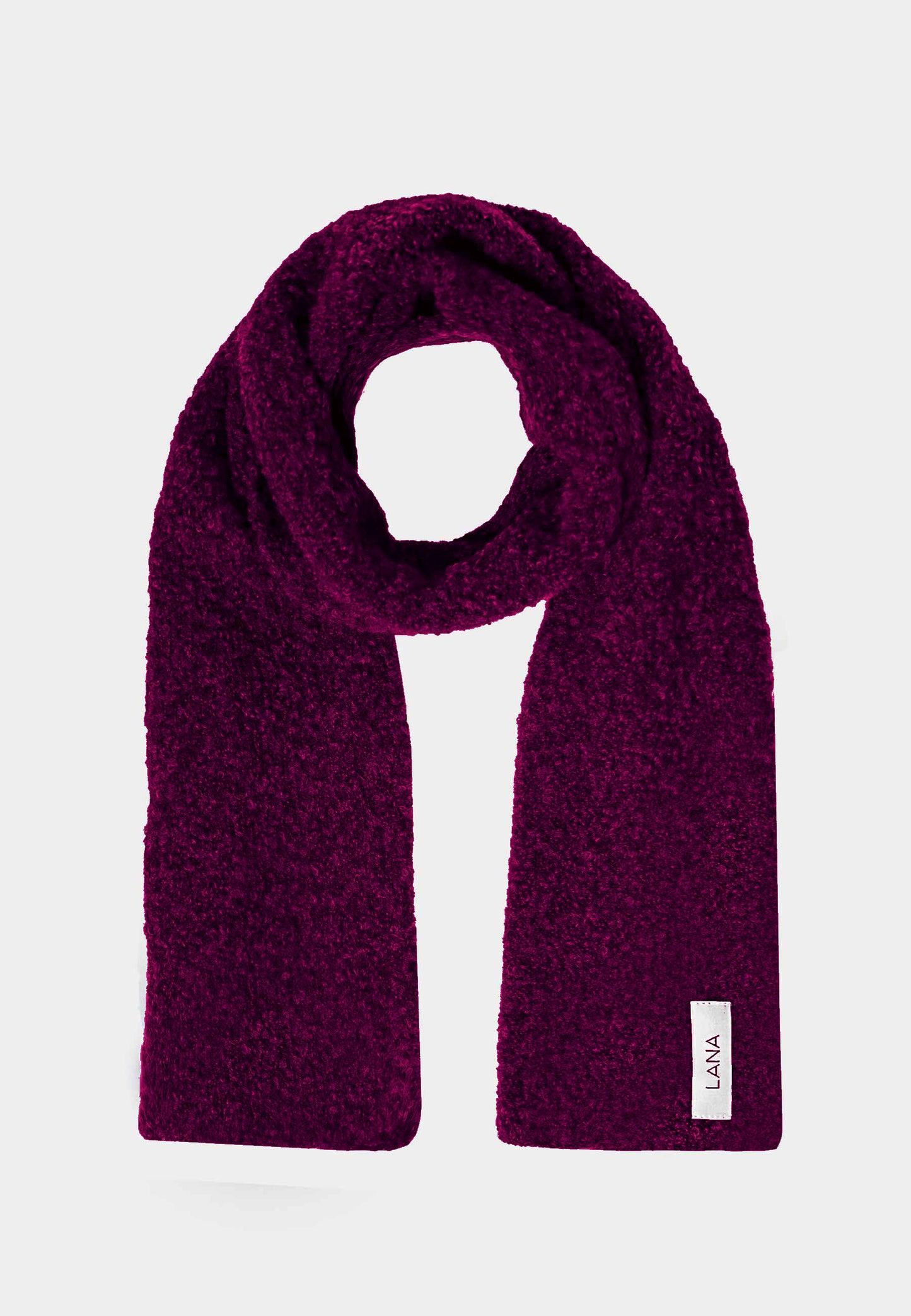 Schal, Modell Greta , scarlet E , Accessoire , LANA Organic - Bio, Nachhaltig & Fair seit 1987