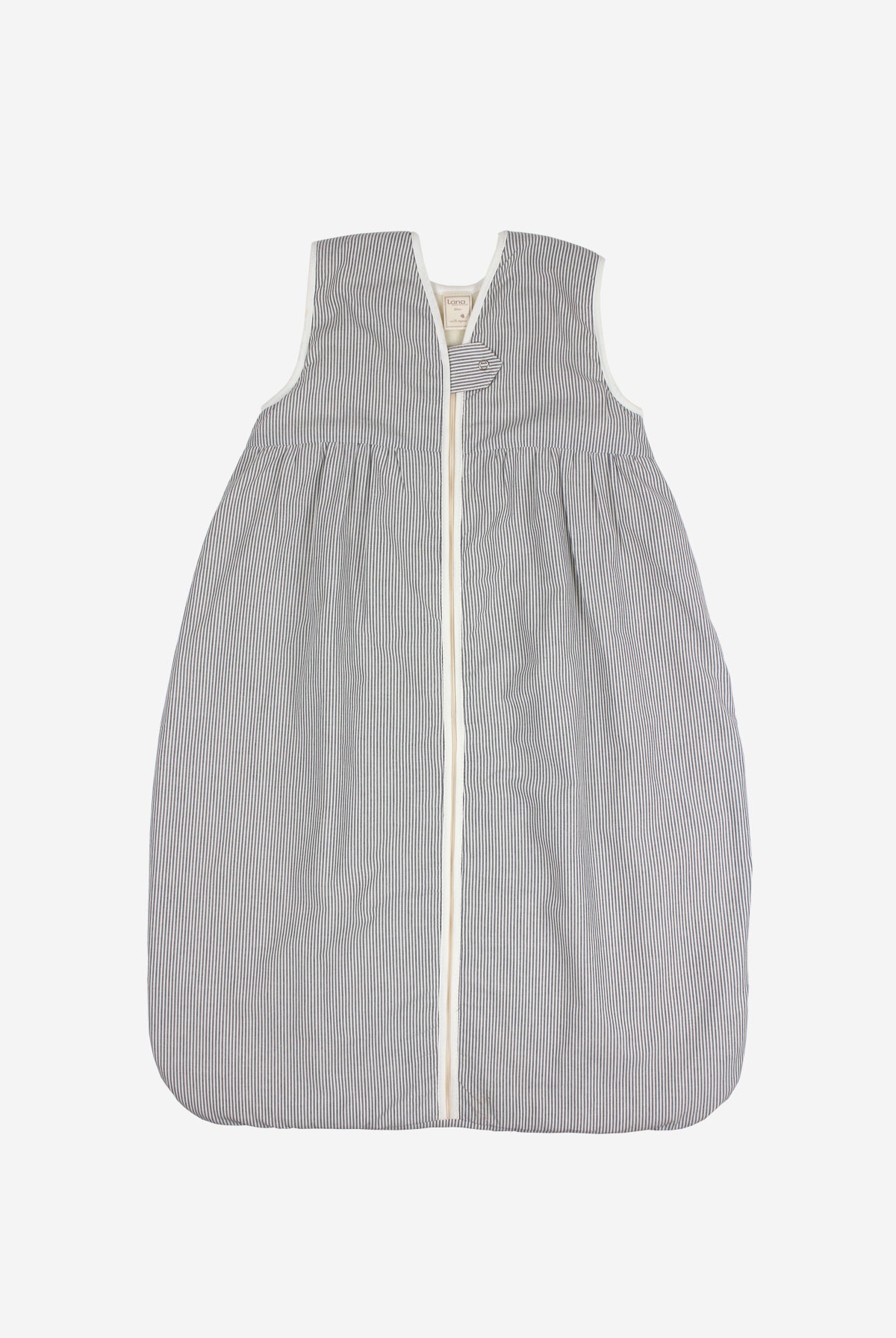 Schlafsack Plüsch Streifen , nachtblau-ecru , Schlafsack , LANA Organic - Moderne ökologische Kleidung