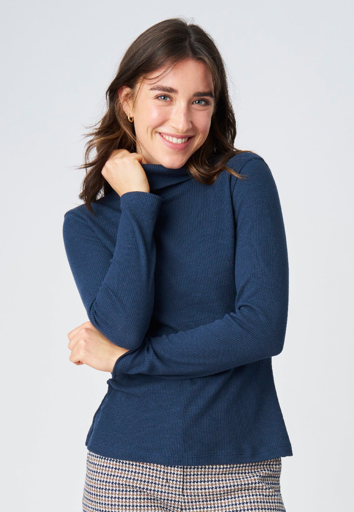 Roll-neck sweater, model Kaja