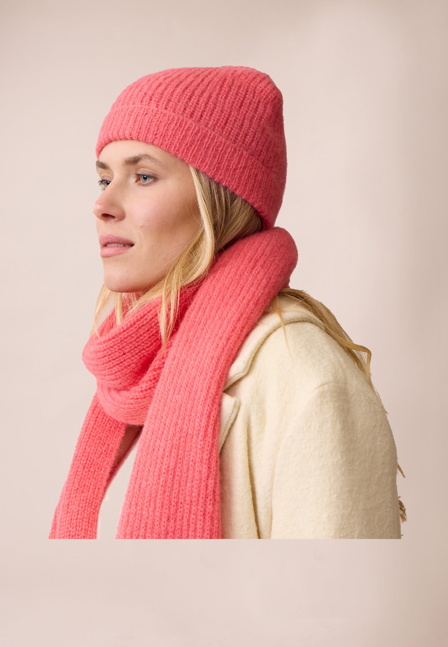 Mütze Solange , sunkist coral E , Accessoire , LANA Organic - Bio, Nachhaltig & Fair seit 1987