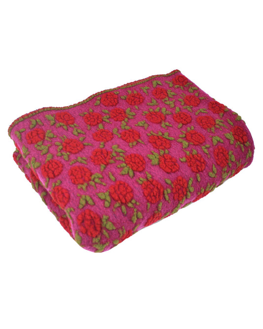 Decke, Modell Linsay , Linsay scarlet 200*150 , Accessoire , LANA Organic - Bio, Nachhaltig & Fair seit 1987