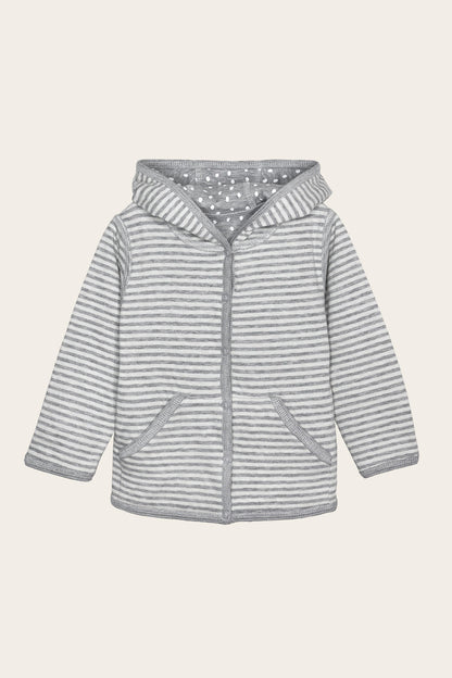 Reversible hooded jacket, model Momo