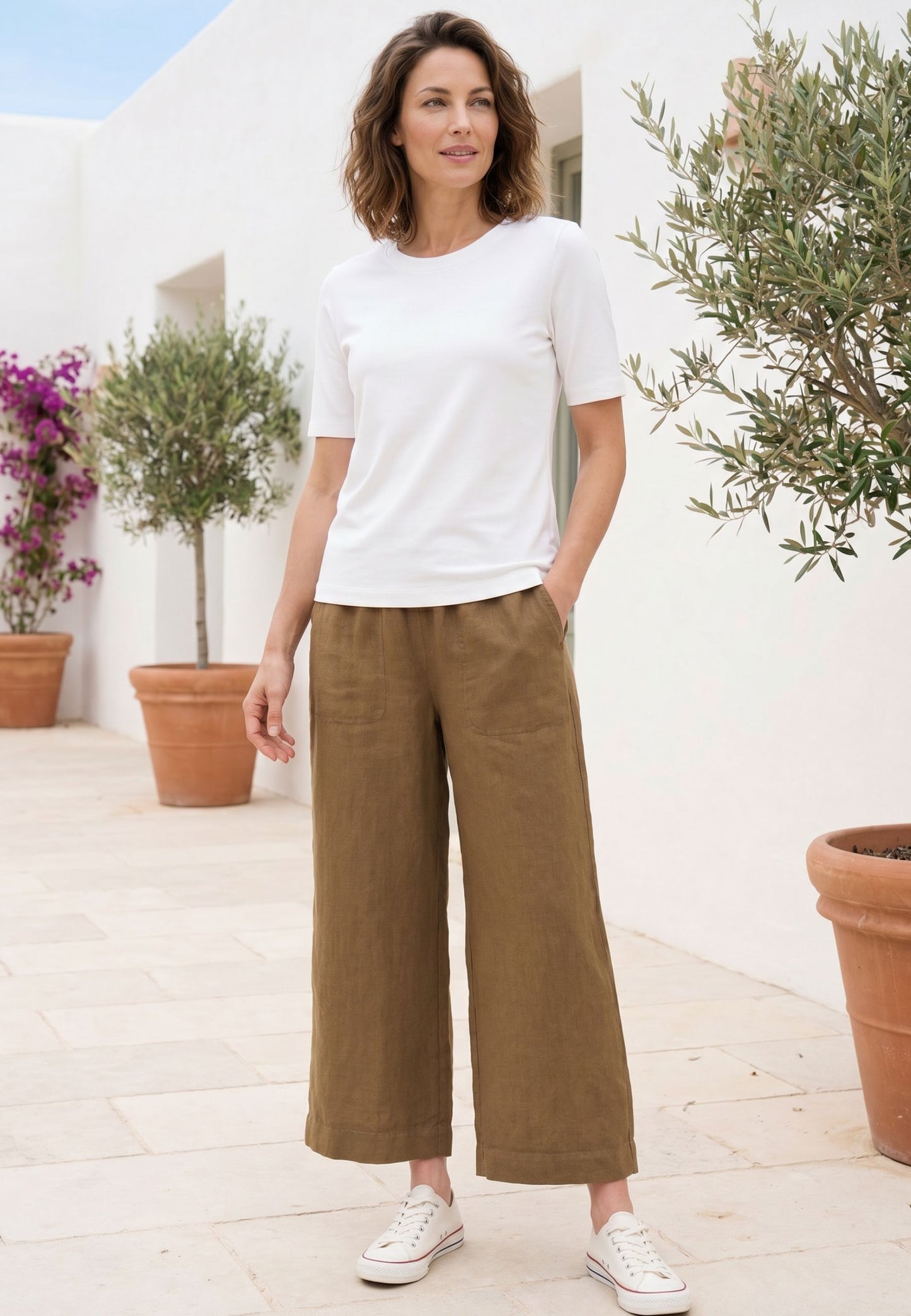 Linen trousers, Jarina model